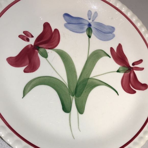 Vintage EUC Blue Ridge Hand Painted Southern Potteries Plate - Picture 2 of 7